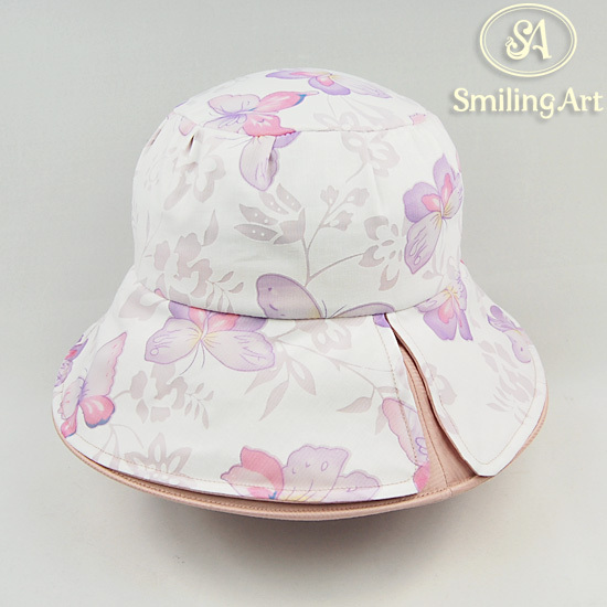 Smilingart autumn and winter flower butterfly pattern fresh women's sun-shading hat