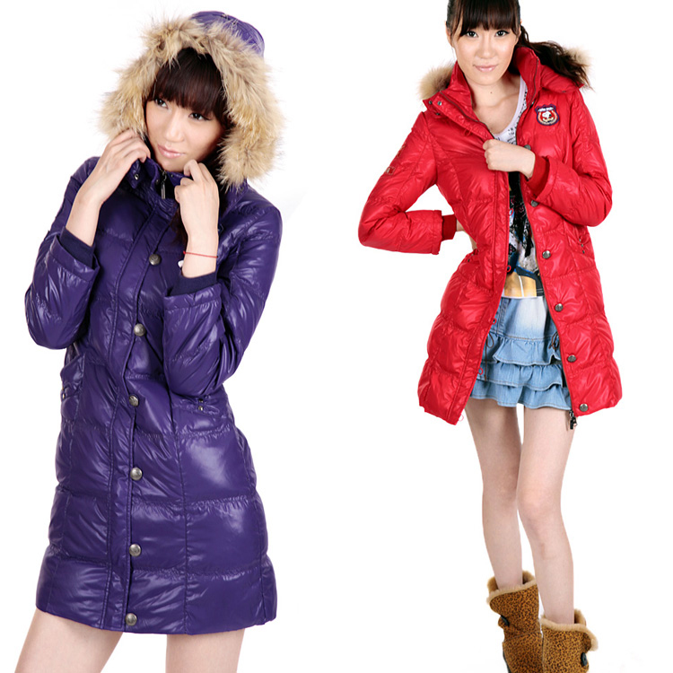 Snoopy SNOOPY women's adult long design slim down coat 7s508a