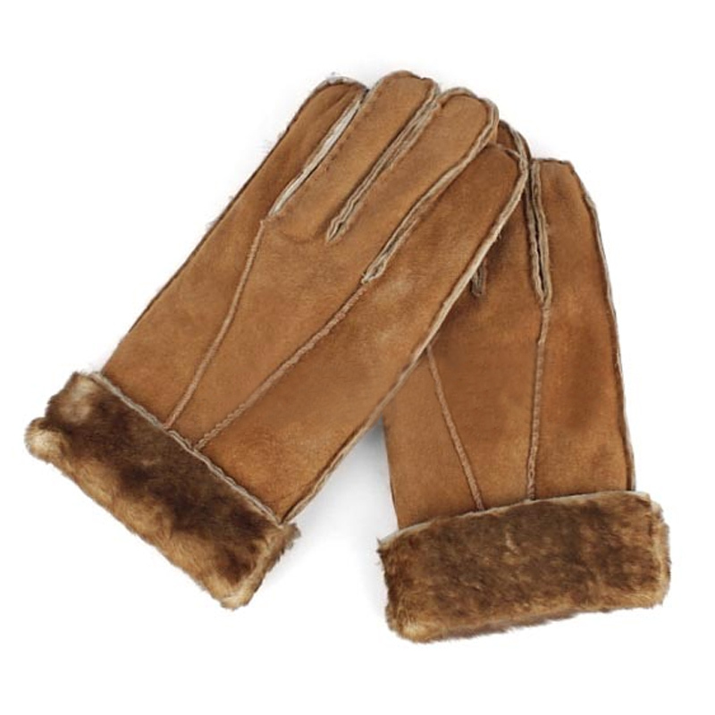 So033 women's gloves genuine leather gloves fur one piece thermal super soft finger gloves