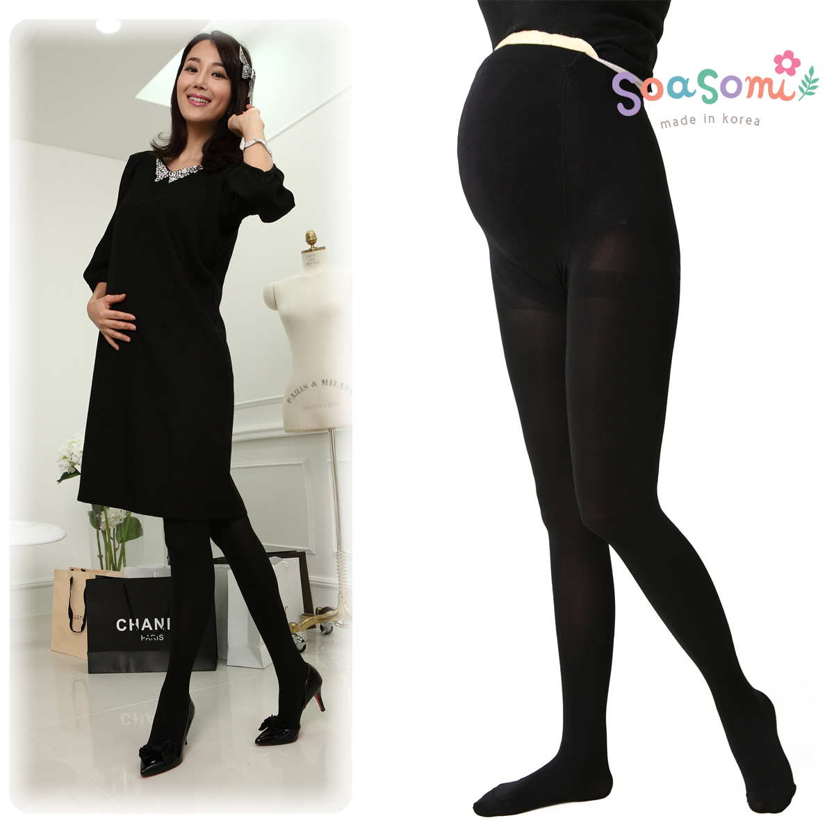 Soasomi maternity clothing 150d velvet maternity pantyhose socks maternity socks autumn and winter