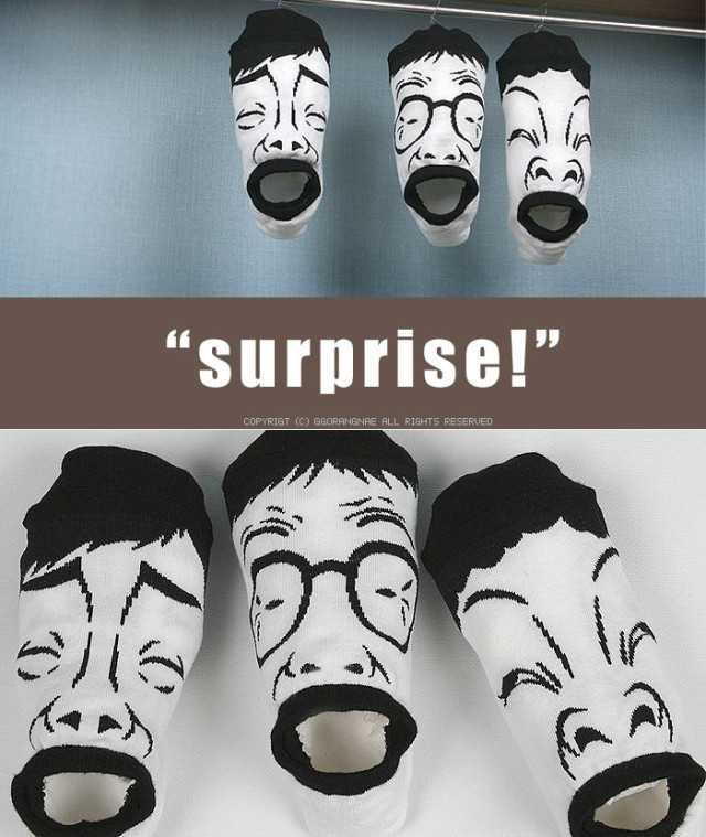 Socks 100% cotton sock socks  cartoon socks sock slippers black and white