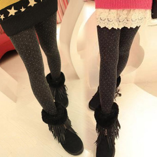Socks female thickening stockings rompers thickening pantyhose autumn and winter step foot socks thermal socks