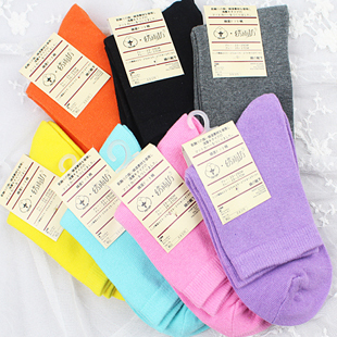 Socks men's socks thick cotton socks knee-high women's male 100% cotton socks male