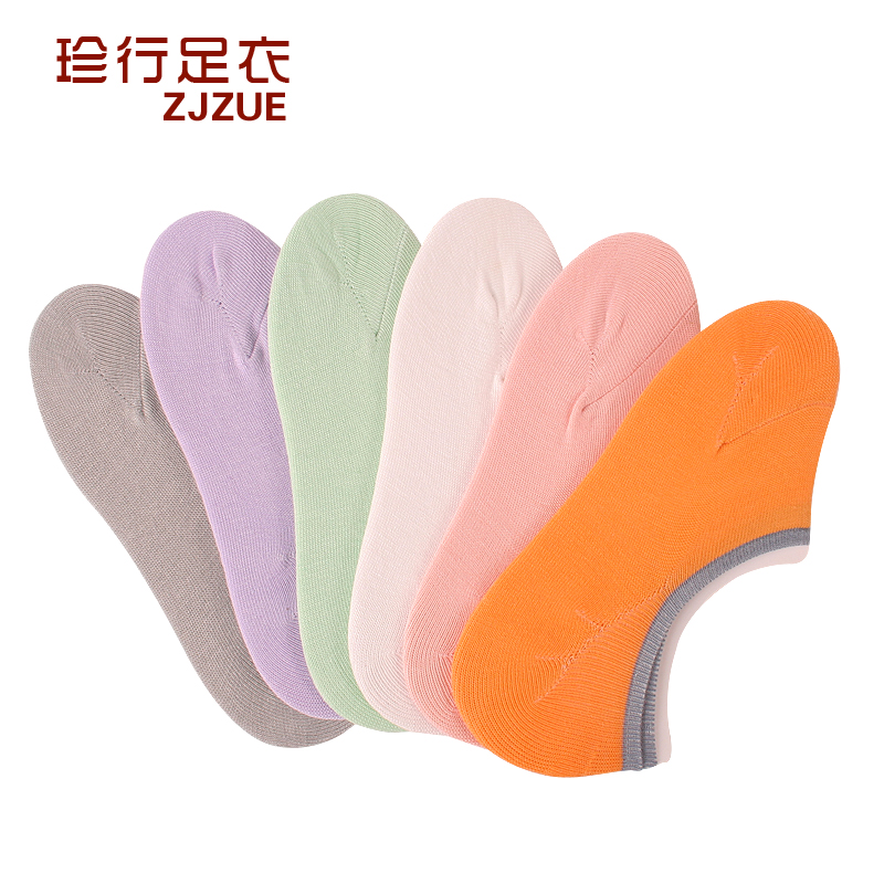 Socks sock slippers female summer anti-odor bamboo fibre women's sports socks invisible socks shallow mouth ankle sock