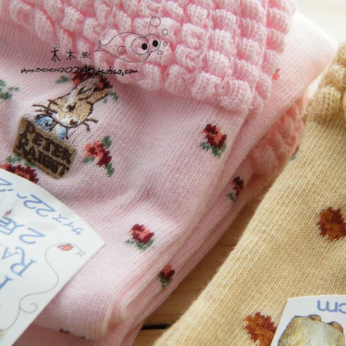 Socks spring and autumn female socks pineapple wide-mouth relent socks maternity socks handmade boneless