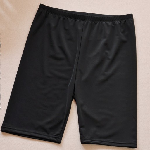 Socks Women knee-length pants safety pants viscose glossy seamless legging black