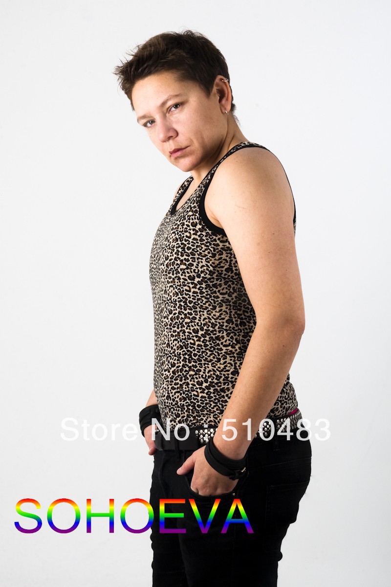 SOHOEVA Leopard/Leopard print Comfortable Vest Chest/Breast Binder Trans Lesbian Tomboy