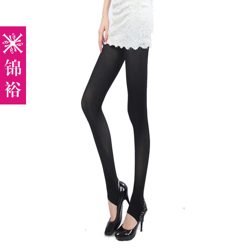 Solid color drawing butt-lifting abdomen slimming body shaping pants legging pants step the trend W35S