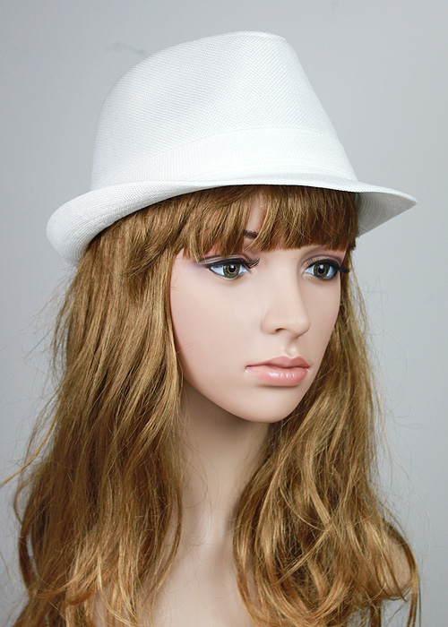 Solid color small fedoras jazz hat millinery autumn and winter hat warm hat