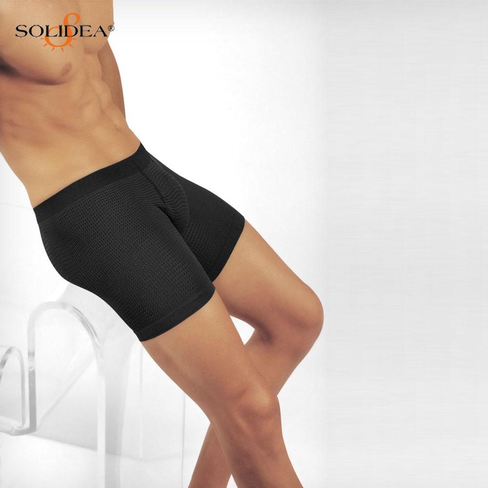 Solidea health shorts male health pants fat burning abdomen drawing pants