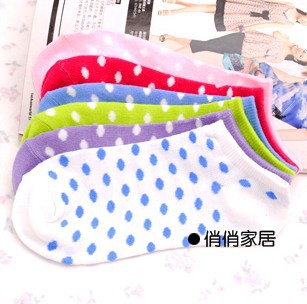 South Korea dot female ship stockings female socks colour socks 0.02