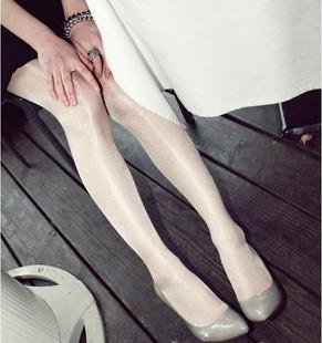 South Korea imported white stockings lady of ultra-thin sexy flash panty hose  3 kinds of color