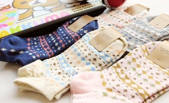 South Korea new spring lovely lace dot cotton socks lady ship socks