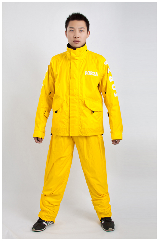 Split raincoat motorcycle raincoat rain pants set night reflective dexterously