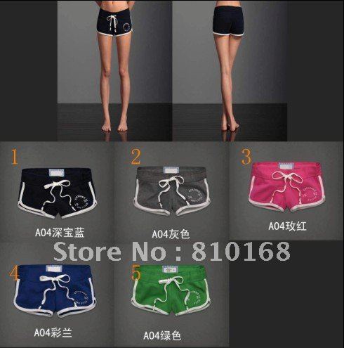 sport shorts 2012 free shipping hot sale women's brand cotton shorts