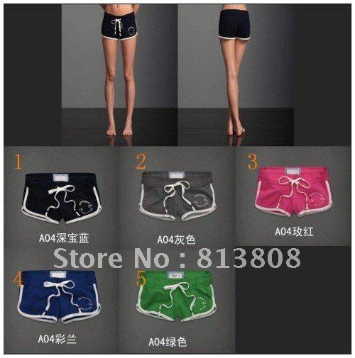 sport shorts 2012 free shipping hot sale women's brand cotton shorts