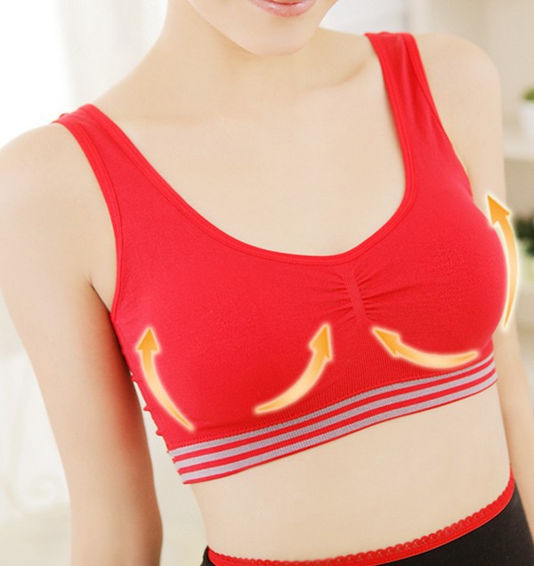 sports vest bra women  Free shipping  10pcs/lot  Red / Black