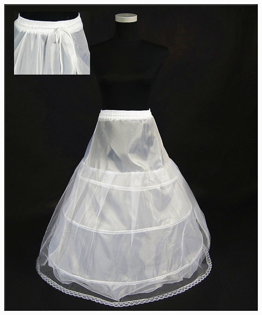 Spot wholesale Bridal wedding accessories 3hoop 3 layer Petticoat Size fits all (ZSQPUV4O)