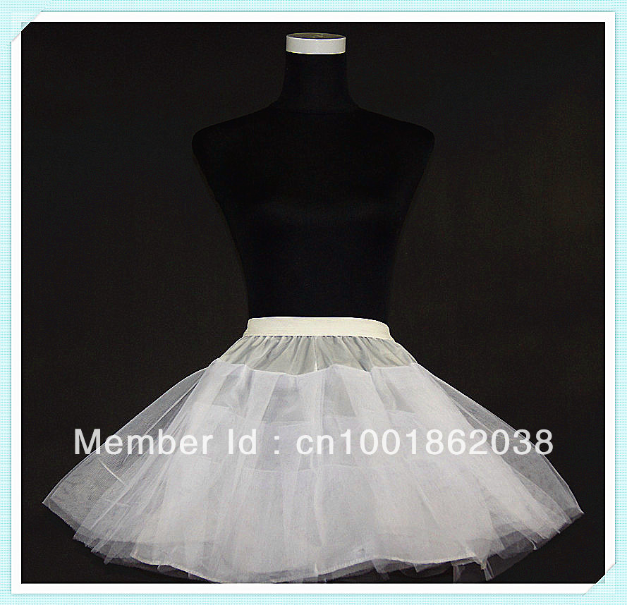 Spot wholesale Bridal wedding accessories Miniskirt Petticoat Crinoline Underskirts Size fits all (7NAZVYL5)