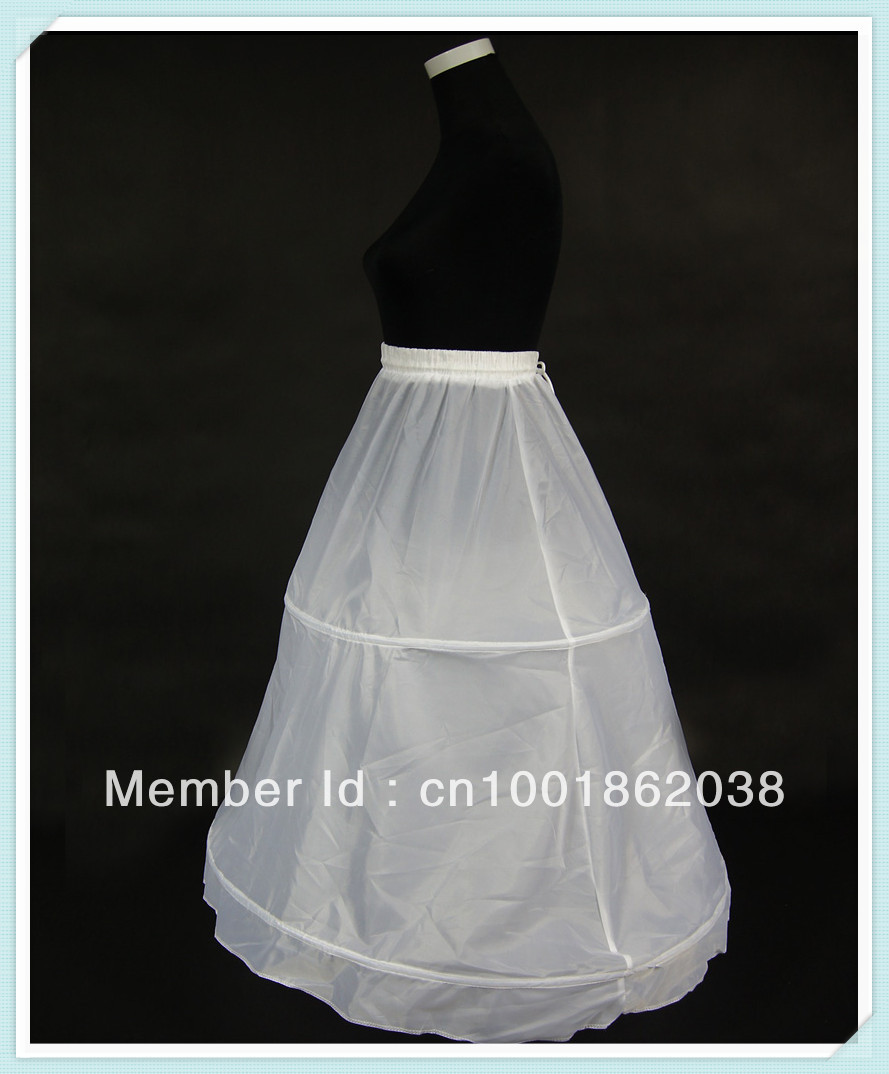 Spot wholesale Bridal wedding accessories Petticoat 2 Hoops 1 Layers * Size fits all (XSBIGYYK)