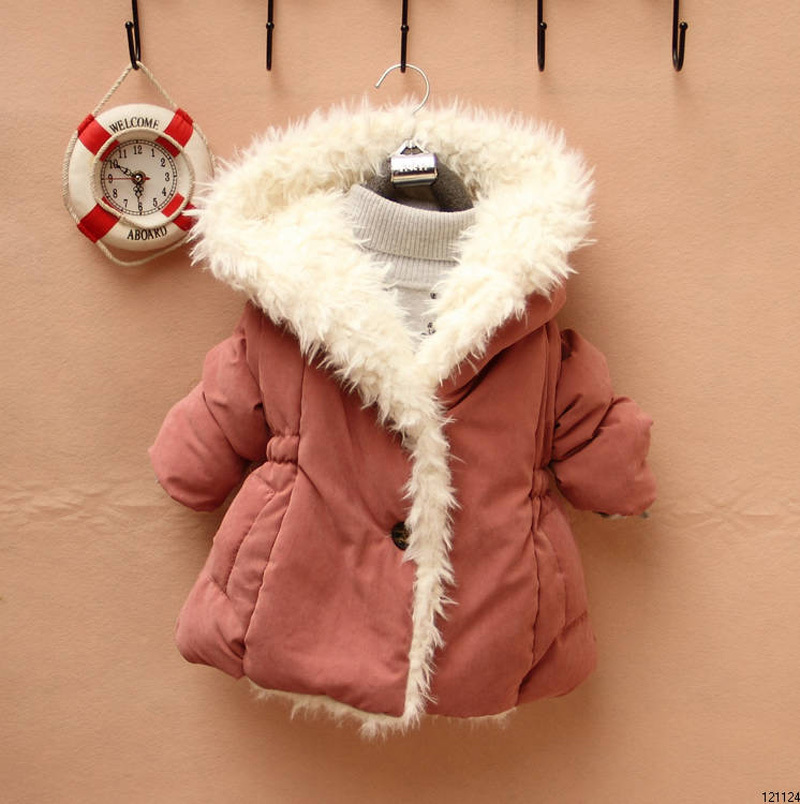 Spray like 2012 children's clothing child female child big with a hood cotton-padded coat thickening wadded jacket