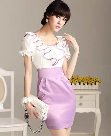 Spring 2013 fashion gorgeous romantic gentlewomen slim ol elegant short-sleeve dress