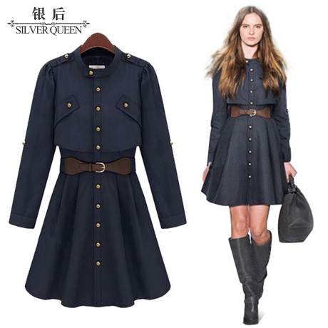 Spring 2013 gentlewomen top ol skirt trench outerwear formal overcoat slim sweet princess fashion