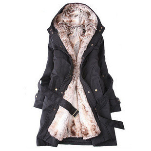 Spring 2013 overcoat casual overcoat  women's winter outerwear plus size clothing wadded j winter