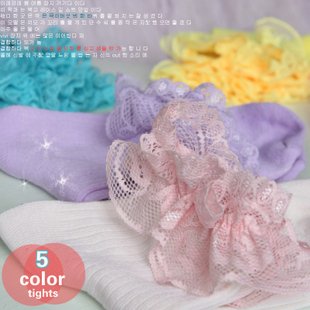 Spring and Autumn Color Socks Lace piles of socks Cotton Retro socks