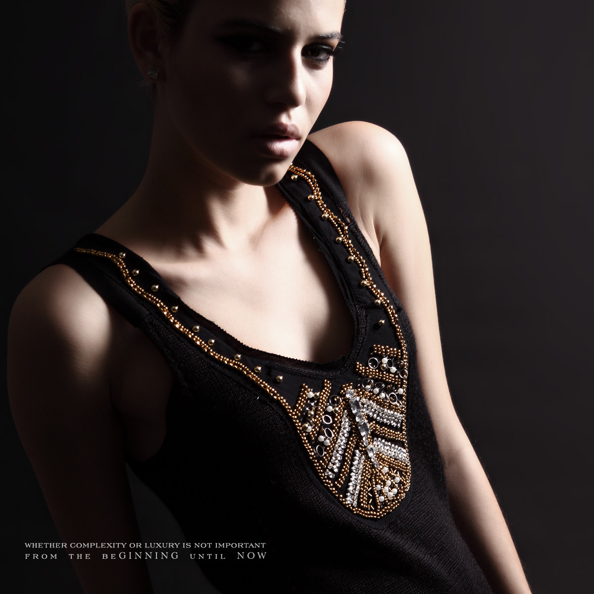 Spring and autumn elegant national trend handmade beading ramle basic knitted female vest 2013 spring