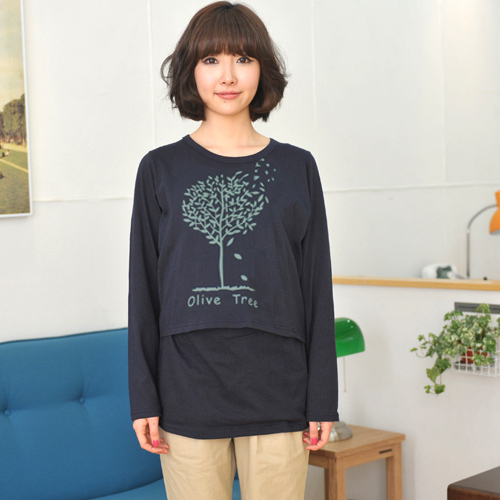 Spring and autumn fashion maternity clothing 11159