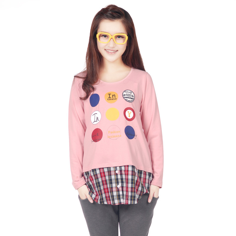 Spring and autumn long-sleeve T-shirt print comfortable 3212015