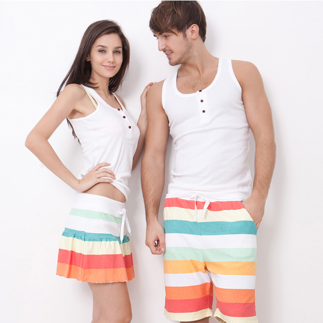 Spring and autumn lovers at home service lounge summer lovers sleepwear spring and autumn