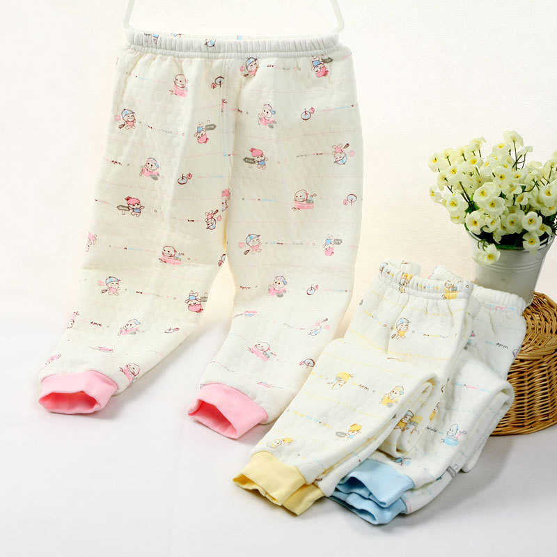 Spring and autumn male child female child baby long johns long trousers child panties pajama pants thermal