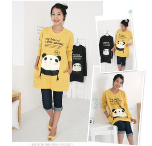 Spring and autumn maternity casual top thick long-sleeve thin sweatshirt outerwear 22747
