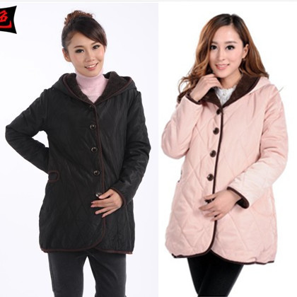 Spring and autumn maternity cotton-padded jacket maternity wadded jacket bear thickening thermal wadded jacket outerwear