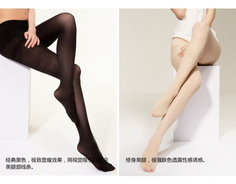 Spring and autumn ultra-thin invisible stovepipe pants pack high-elastic women's stockings wire 362