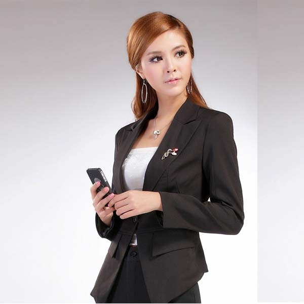 Spring and autumn women's fashion slim ol work wear pants work wear suits pants