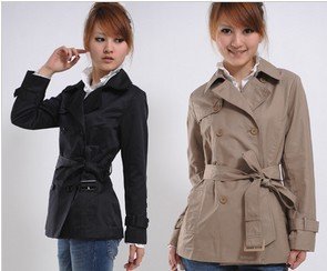 Spring and autumn women's short casual coat white collar plus size short jacket