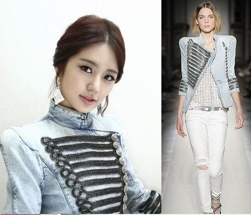 Spring and fall fashion Women/ladies' clothes Shrug jean jacket Fashional Jackets ,Europe style hansome coat button,C0038