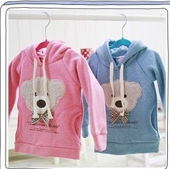 Spring and hot-selling explosion models Teddy Bear wearing a big bow hooded sweater