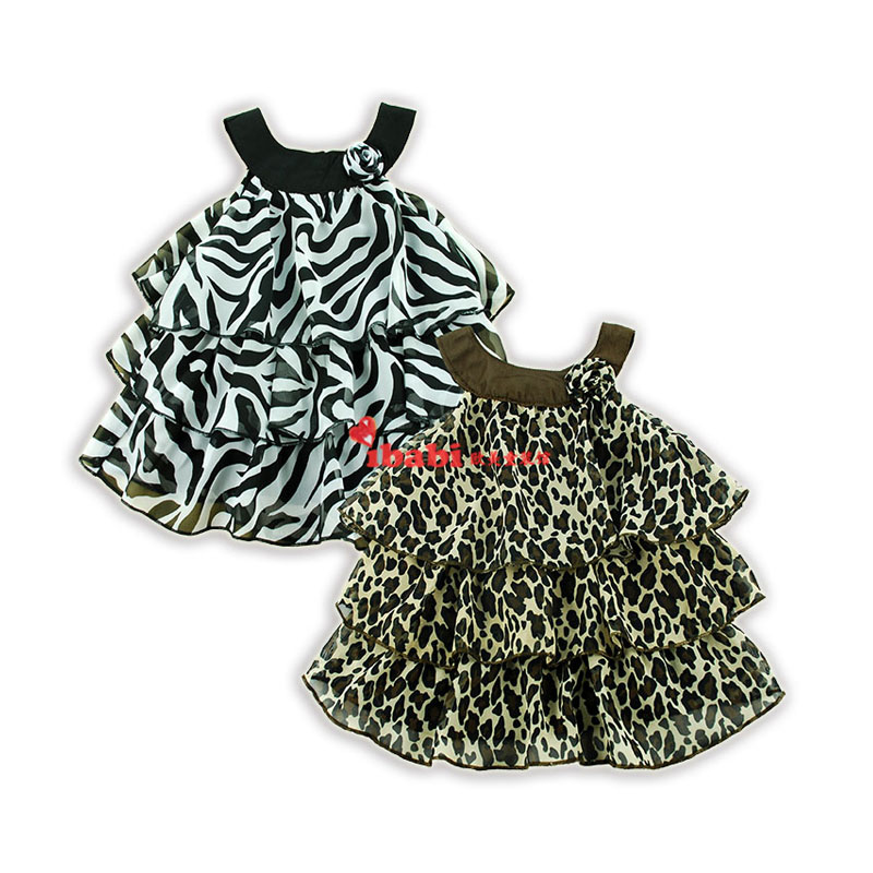 Spring and summer girls clothing fashion chiffon vest one-piece dress baby chiffon layered dress shirt free shipping