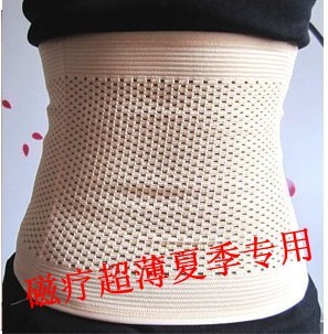 Spring and summer magnetic therapy waist belt disembowelment ultra-thin breathable praedial drawing abdomen belt slim waist
