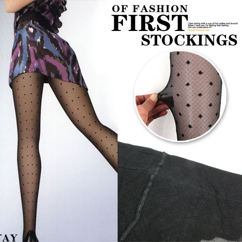 Spring and summer sexy stretch fishnet grid stockings sexy dot the imitation mesh pantyhose imitation fishnet stockings
