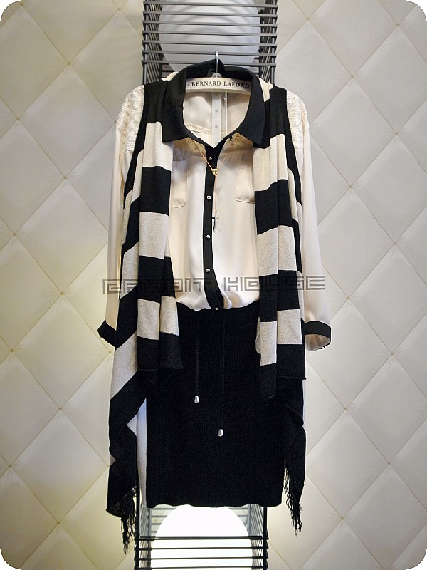 Spring and summer stripe vest cardigan ball cardigan