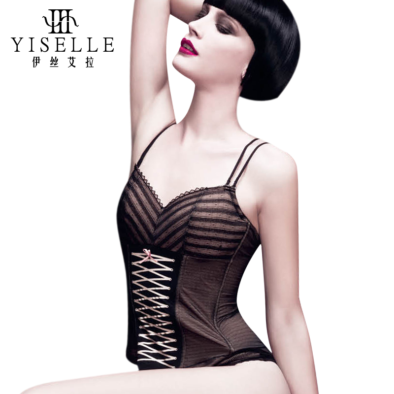 Spring and summer the ecotone stripe bow sexy cummerbund bone clothing 5910