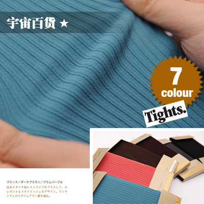 Spring and summer thin multicolour vertical stripe high quality velvet pantyhose