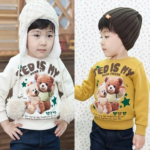 spring Autumn and winter children clothes child clothing sweatshirt boys  girls sportshirt 20121202-14 free shipping