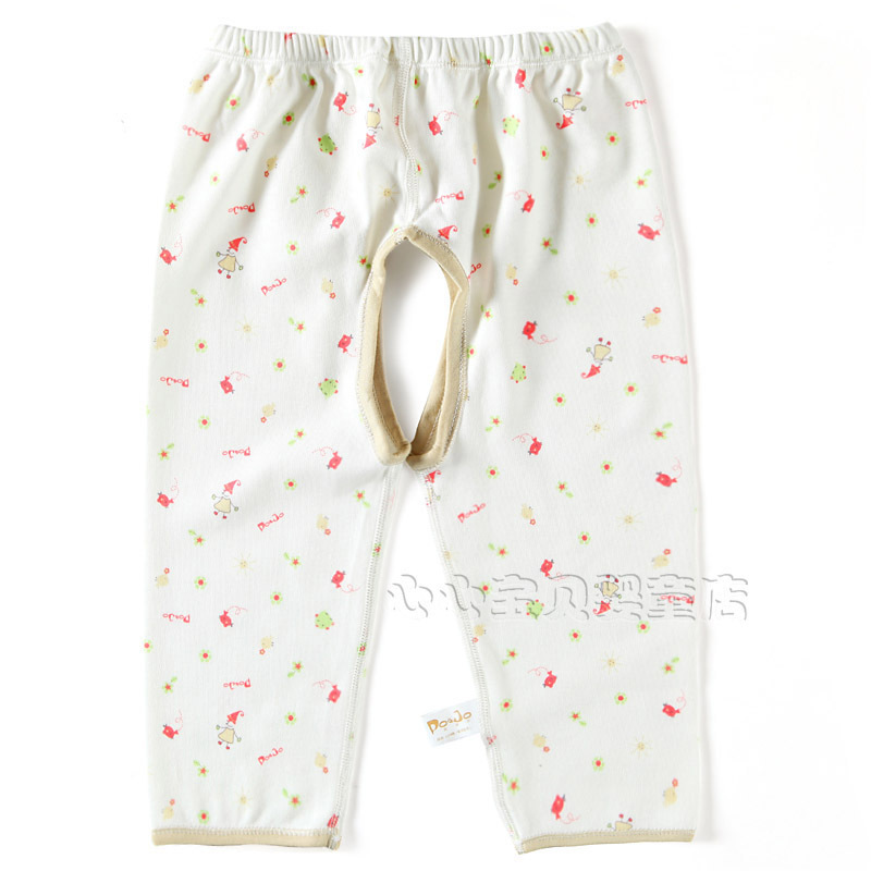 Spring baby underwear cartoon panties ba900-106m 100% cotton male open-crotch trousers