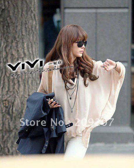 Spring fashion women top large pocket shirt loose casual short-sleeve shirt
